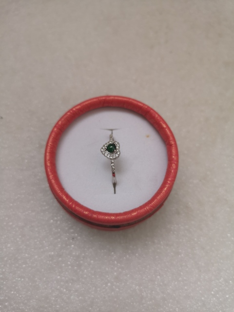 古玩玉器翡翠戒指拍賣，當前價格450元
