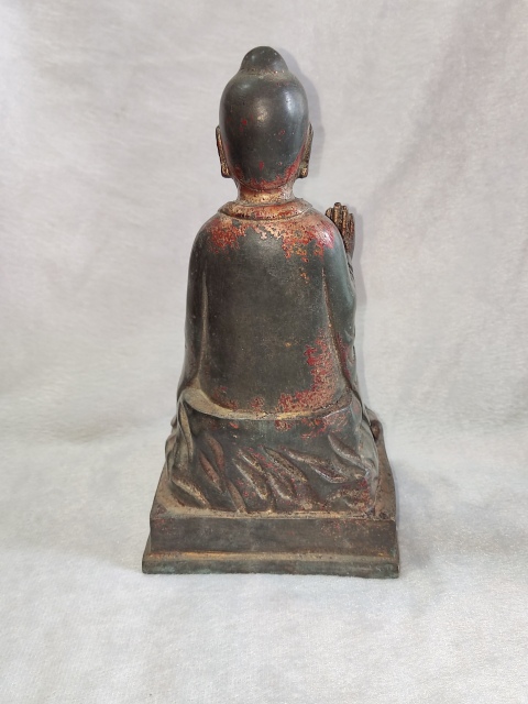 古玩雜項(xiàng)民國銅鎏金如來佛一尊拍賣,當(dāng)前價(jià)格28888元