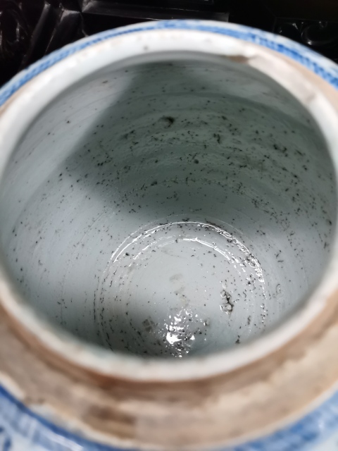 古玩陶瓷清代雍正至乾隆青花罐拍賣，當前價格3000元