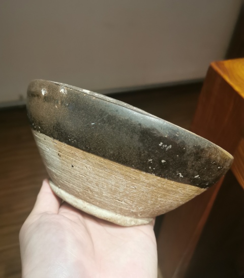 古玩陶瓷隋唐?茶葉末釉缽式碗拍賣，當(dāng)前價(jià)格988元