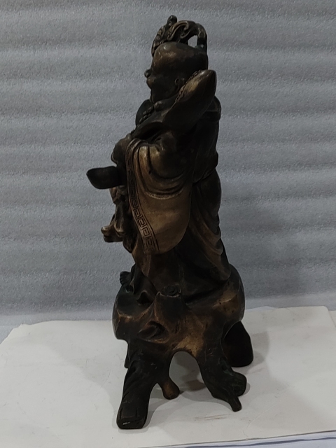 古玩雜項銅彌勒佛擺件拍賣,當前價格688元