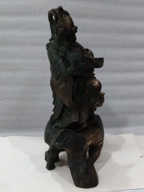 古玩雜項銅彌勒佛擺件拍賣,當前價格688元