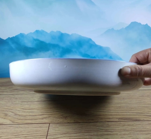 古玩陶瓷花卉紋青花盤拍賣，當前價格350元