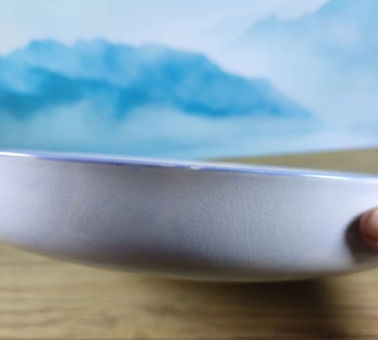 古玩陶瓷花卉紋青花盤拍賣，當前價格350元