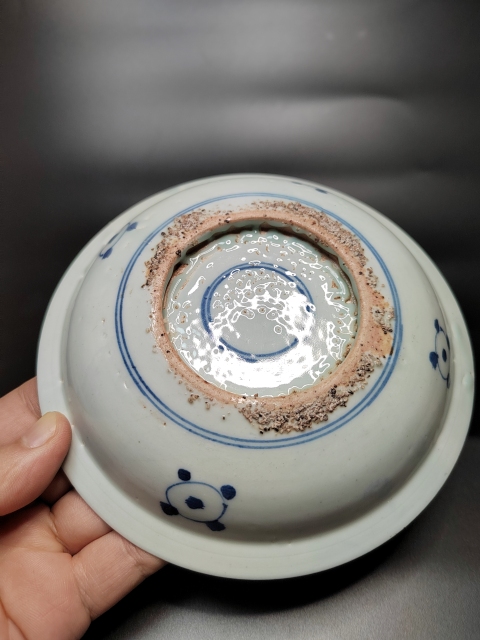 古玩陶瓷青花獅子紋盤拍賣,當前價格1666元