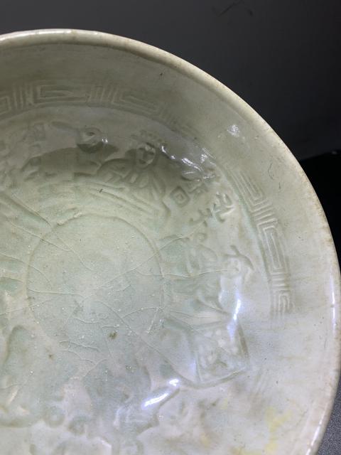 古玩陶瓷明:龍泉青釉碗拍賣,當前價格5600元