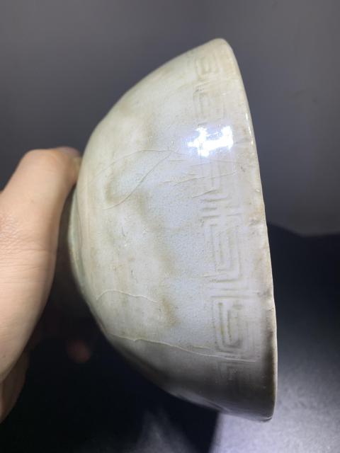 古玩陶瓷明:龍泉青釉碗拍賣,當前價格5600元