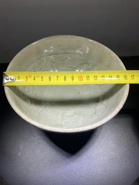 古玩陶瓷明:龍泉青釉碗拍賣,當前價格5600元