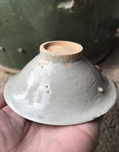 古玩陶瓷宋代青白釉小斗笠盞拍賣,當(dāng)前價(jià)格299元