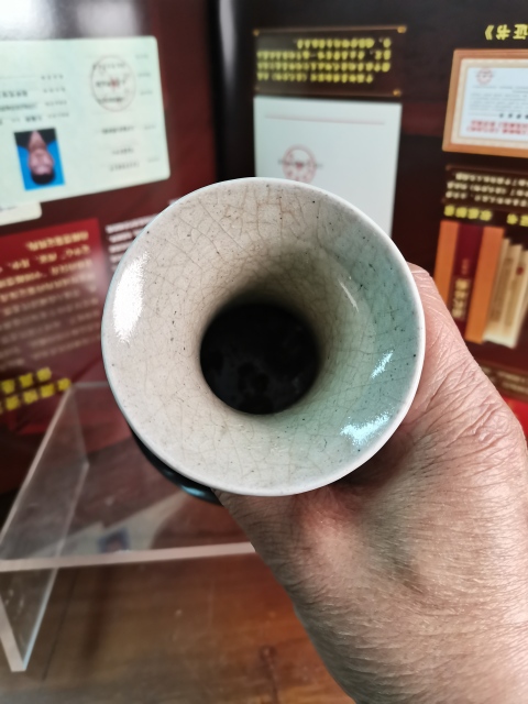 古玩陶瓷窯變釉賞瓶拍賣,當(dāng)前價格12000元