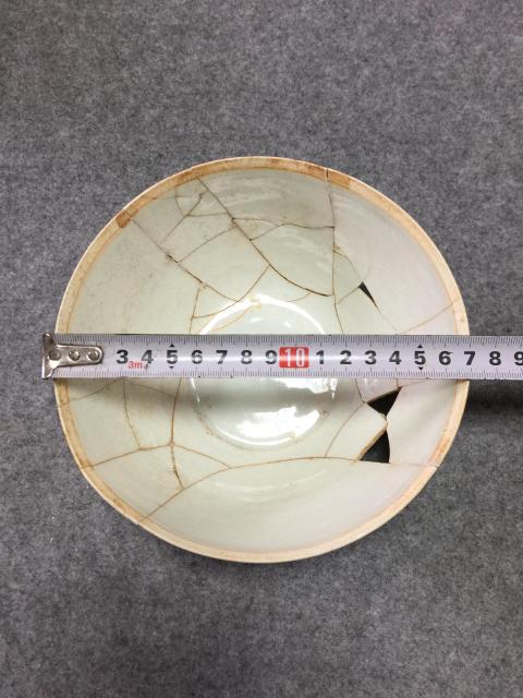 古玩陶瓷湖田窯影青釉刻花碗標本拍賣,當前價格600元