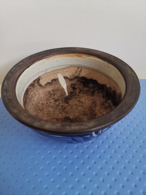 古玩陶瓷晚清青花香爐拍賣,當前價格1500元
