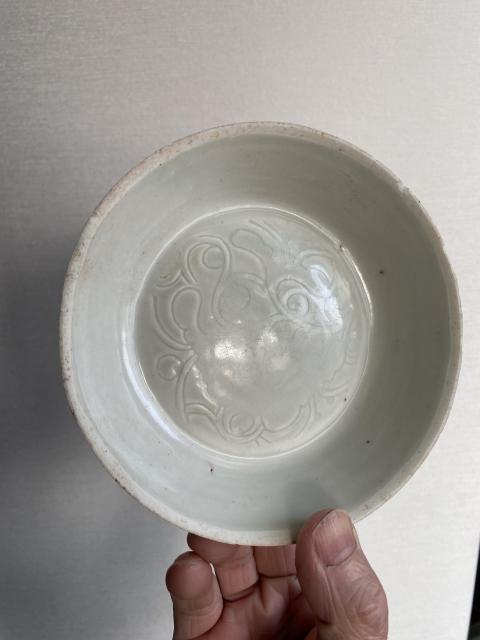 古玩陶瓷湖田窯芒口印花洗拍賣,當前價格5000元
