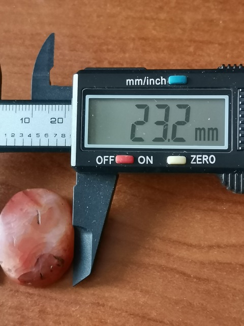 古玩玉器老瑪瑙龜背扁珠一枚拍賣，當前價格366元