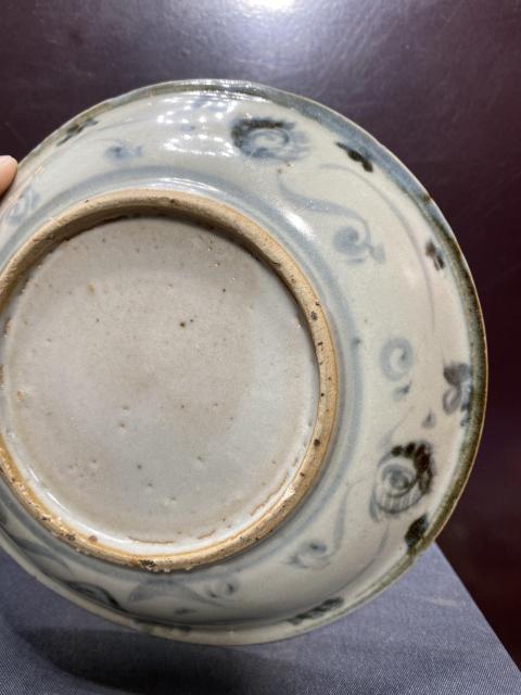 古玩陶瓷青花獅子繡球圖盤拍賣,當前價格1980元