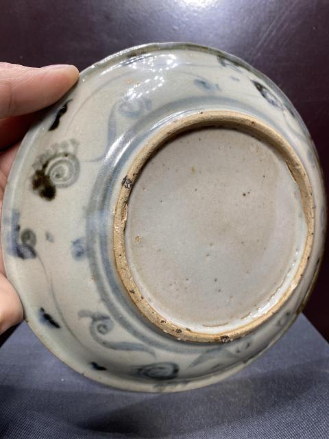 古玩陶瓷青花獅子繡球圖盤拍賣,當前價格1980元