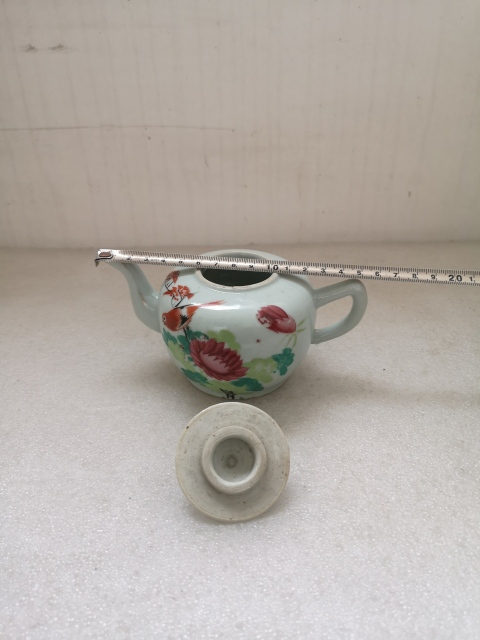 古玩陶瓷花鳥紋執壺拍賣,當前價格850元