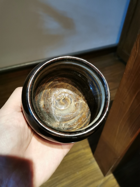 古玩陶瓷元代?磁州窯黑釉茶入拍賣,當前價格777元
