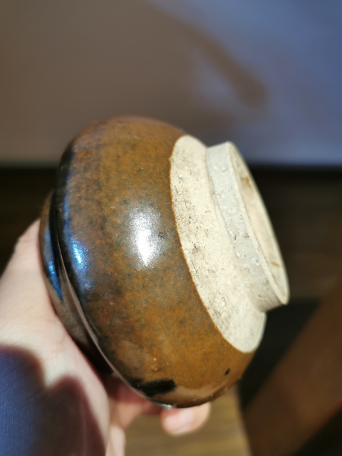 古玩陶瓷明清?可愛水盂拍賣,當前價格444元