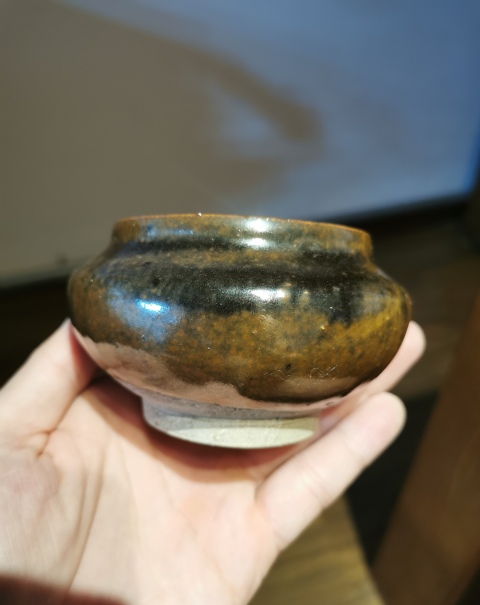 古玩陶瓷明清?可愛水盂拍賣,當前價格444元