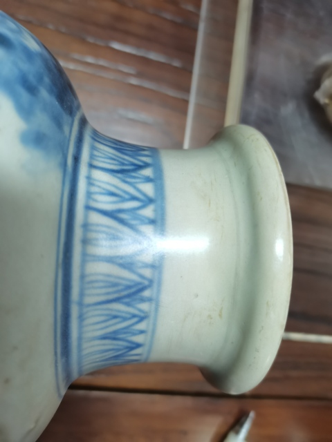 古玩陶瓷龍紋青花象耳尊（已保真）拍賣，當(dāng)前價(jià)格8888元