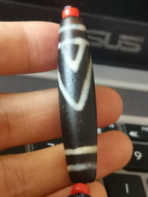 古玩雜項瑪瑙天珠拍賣,當前價格3333元