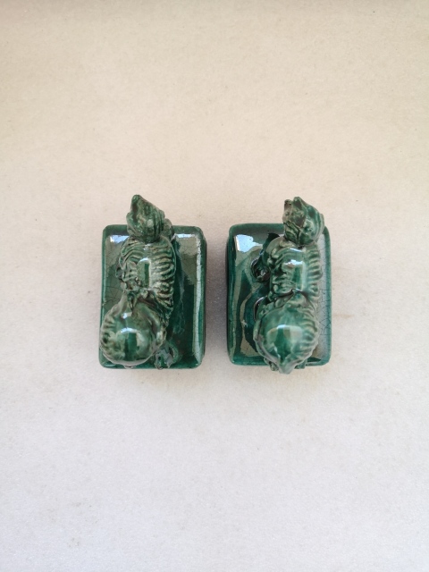 古玩陶瓷獅子瓷塑拍賣,當前價格450元
