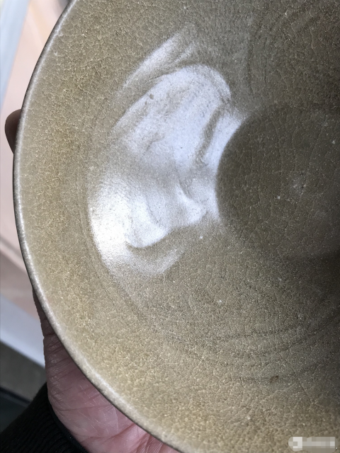 古玩陶瓷【大漏一件】同安窯珠光青瓷刻花碗拍賣，當(dāng)前價(jià)格888元