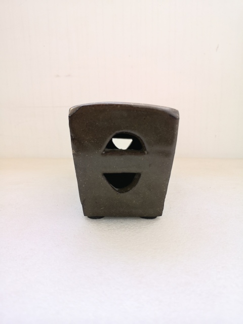 古玩陶瓷明末清初茶葉末釉銀錠瓷枕拍賣，當前價格680元