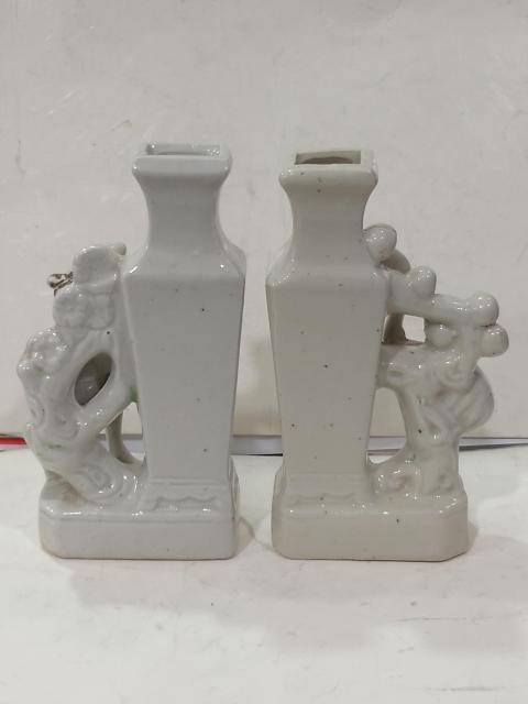 古玩陶瓷德化窯白釉瓶拍賣,當前價格488元