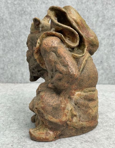 古玩陶瓷賜福鎮(zhèn)宅圣君鐘馗拍賣，當前價格6999元
