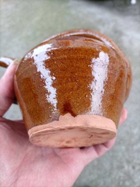 古玩陶瓷黃釉茶壺拍賣，當前價格300元