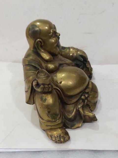 古玩雜項銅彌勒佛擺件拍賣，當前價格468元