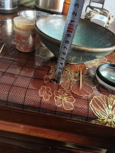 古玩陶瓷雪花元鈞窯碗鶴壁窯口大窯口銀丁修復。拍賣,當前價格4000元
