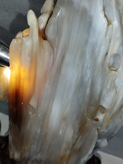 古玩雜項緬甸樹化玉擺件拍賣,當前價格5800元