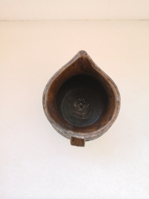 古玩陶瓷醬釉印花鳥紋花澆拍賣，當(dāng)前價格680元