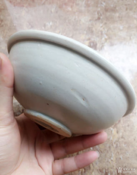 古玩陶瓷白瓷唇口碗拍賣,當前價格6600元