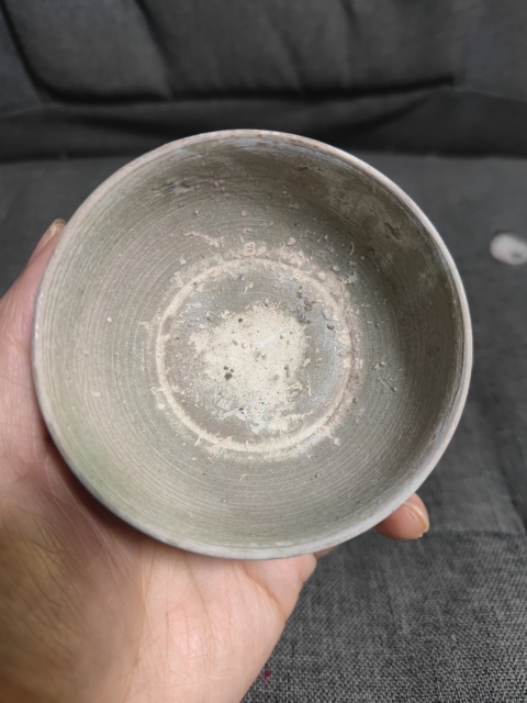 古玩陶瓷晉代?青釉盞拍賣，當前價格3600元