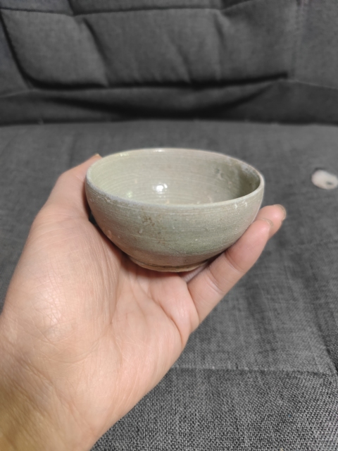 古玩陶瓷晉代?青釉盞拍賣，當前價格3600元