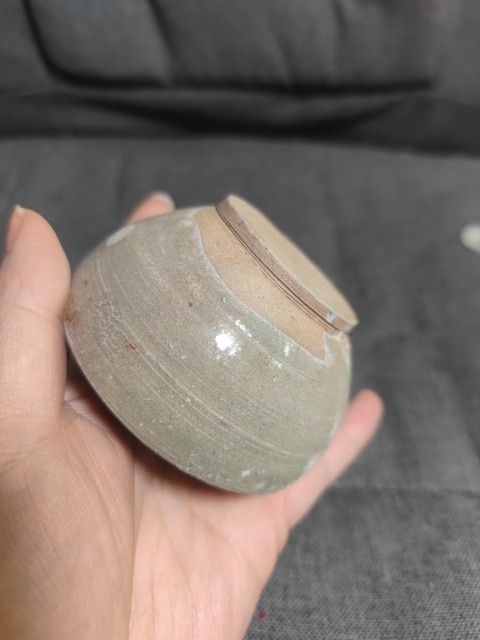 古玩陶瓷晉代?青釉盞拍賣，當前價格3600元