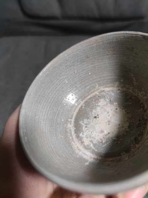 古玩陶瓷晉代?青釉盞拍賣，當前價格3600元