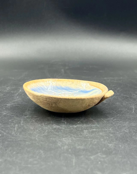 古玩陶瓷收藏精品窯變釉油燈拍賣，當前價格1680元