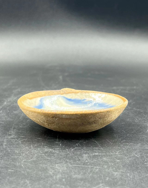 古玩陶瓷收藏精品窯變釉油燈拍賣，當前價格1680元