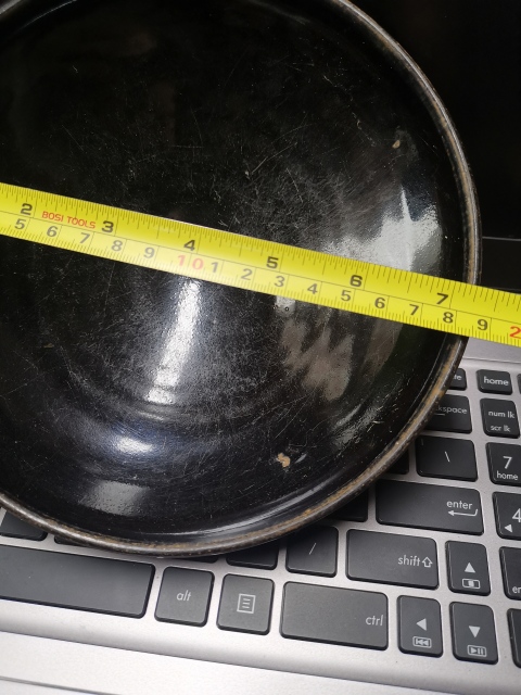 古玩陶瓷耀州窯黑釉大碗拍賣,當前價格4600元