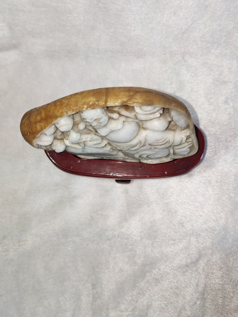 古玩雜項(xiàng)翡翠雕刻彌勒佛擺件拍賣(mài),當(dāng)前價(jià)格3998元