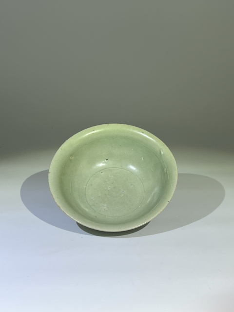 古玩陶瓷元龍泉粉青釉碗拍賣，當前價格3000元