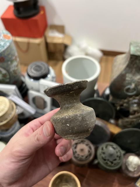 古玩陶瓷宋代·盤口瓶拍賣,當前價格38元