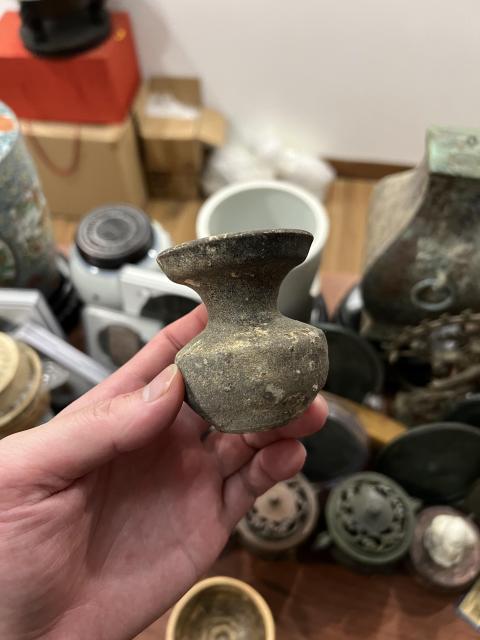 古玩陶瓷宋代·盤口瓶拍賣,當前價格38元