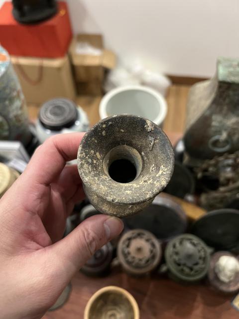 古玩陶瓷宋代·盤口瓶拍賣,當前價格38元