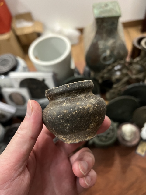 古玩陶瓷宋代水盂拍賣,當前價格199元